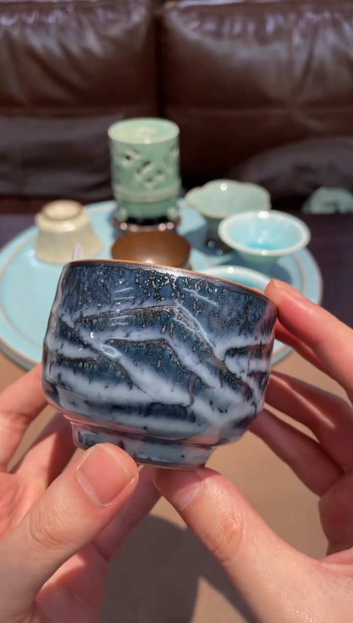 45窑承青瓷雪域小手握