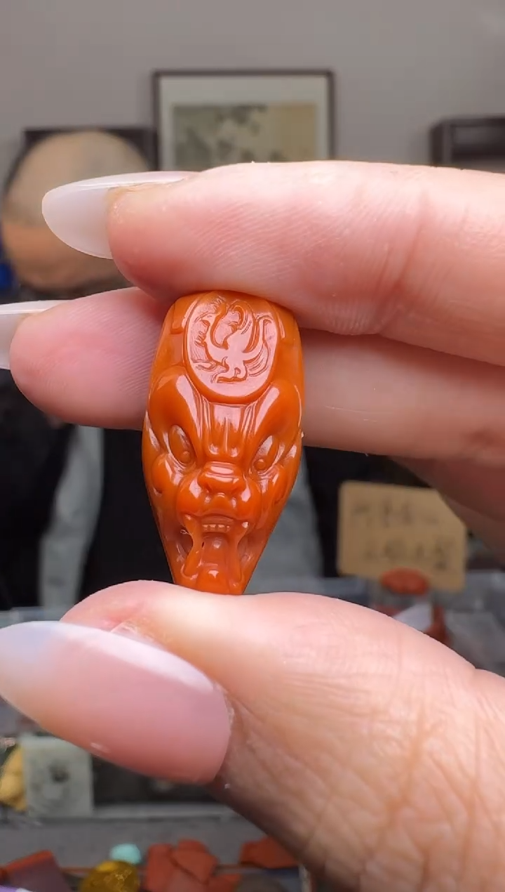 【闪购商品】南红玛瑙挂件未镶嵌5240