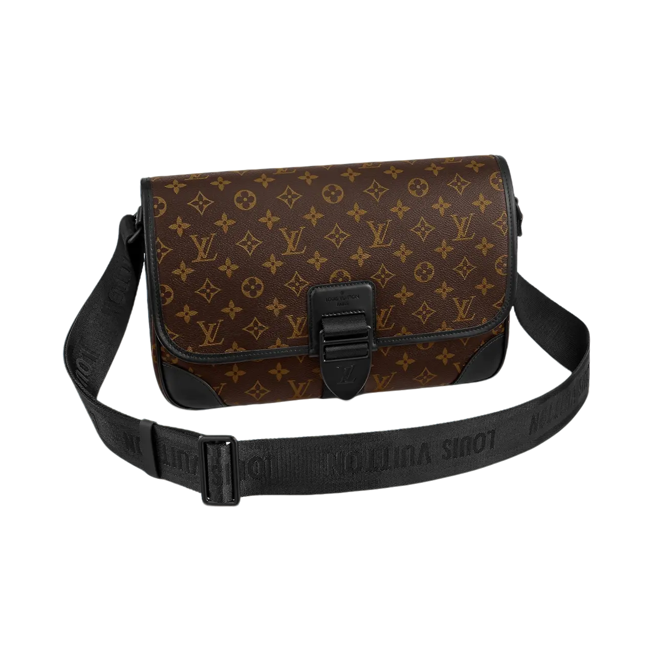 99新 LouisVuitton/路易威登 棕色老花Archy中号邮差包斜挎包
