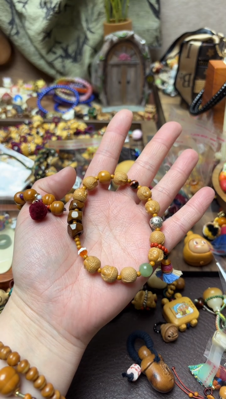 手串猴头核桃佛头造型手链