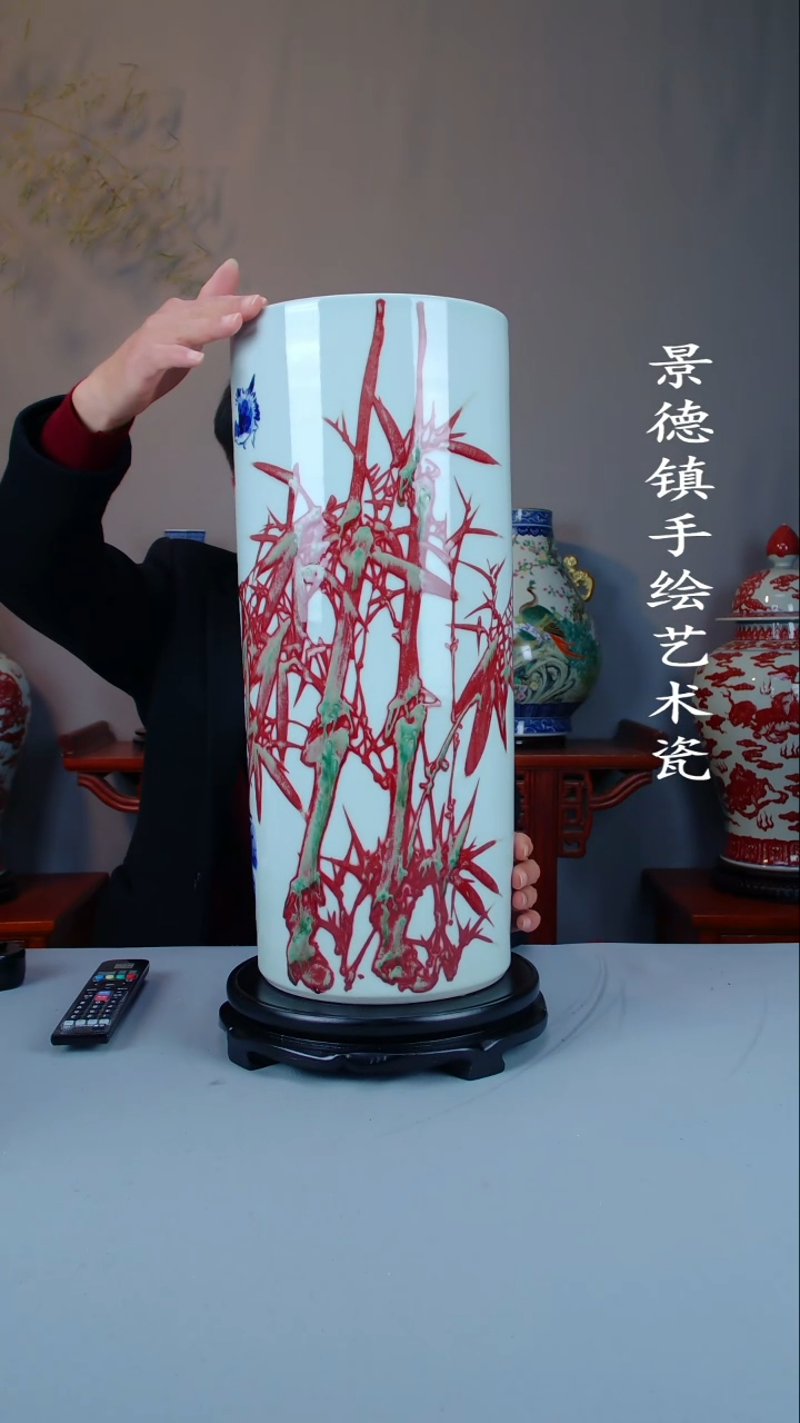 摆件陶瓷景德镇手工手绘陶瓷摆件30