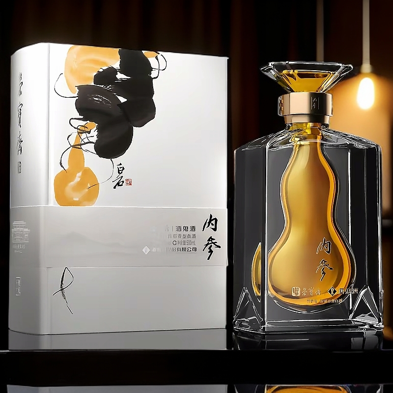 内参内参荣宝斋联名酒齐白石（福禄双全）馥郁香型白酒54度500ml