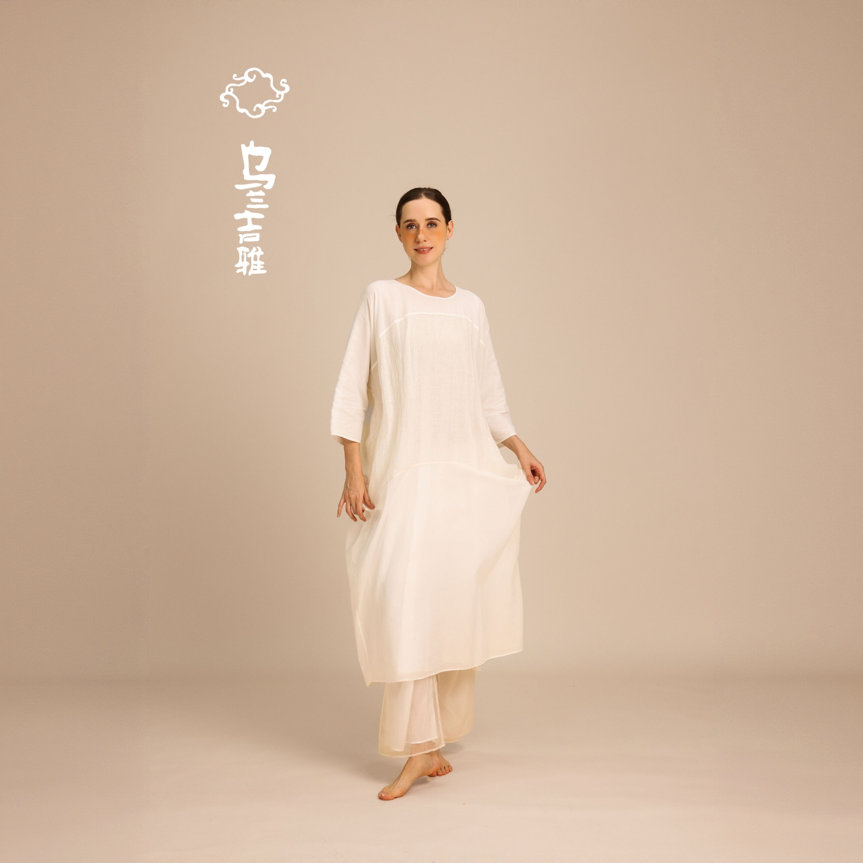 乌兰吉雅 原创设计连衣裙自在裙