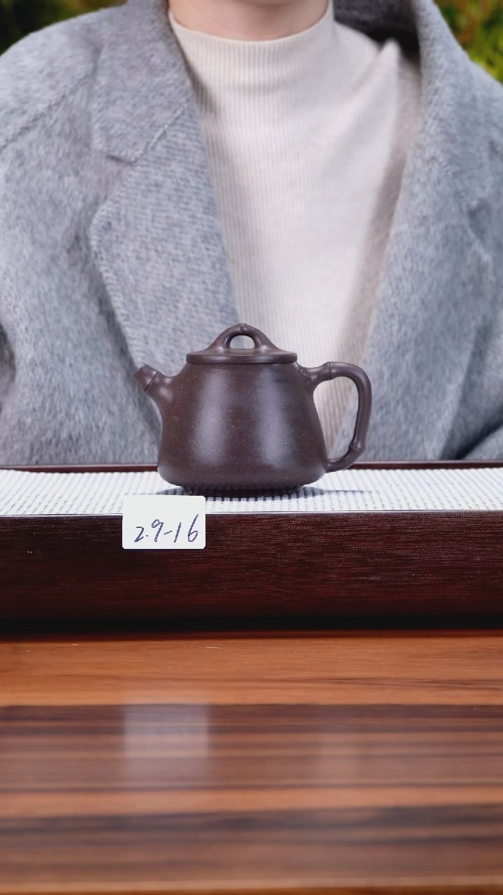 【闪购商品】紫砂茶壶2.9-16 清灰紫 高石瓢240