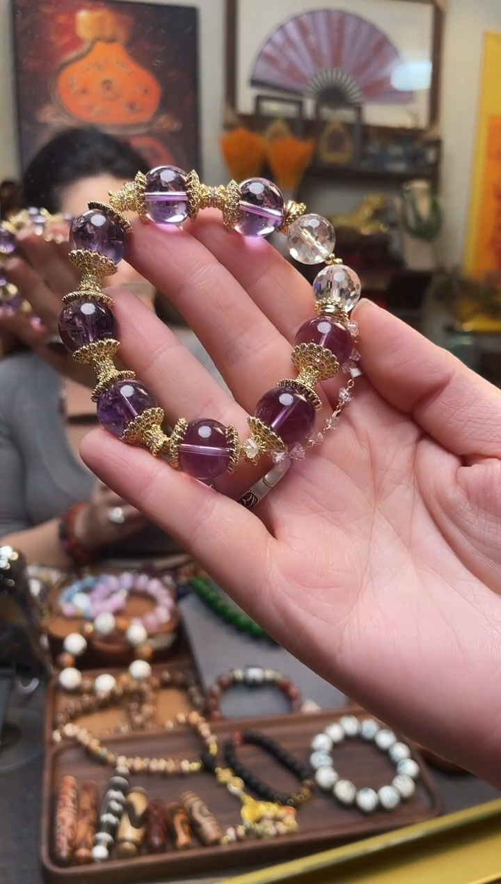 【闪购商品】柏香籽/百香籽吊坠0211-29紫手串手串