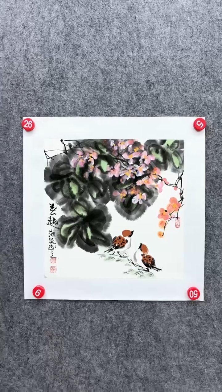 【闪购商品】国画L-赵老师绘画作品
