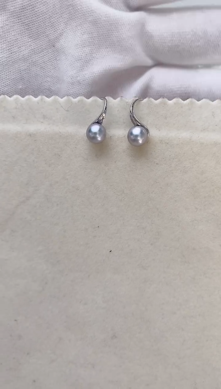 【闪购商品】海水珍珠耳饰银S925镶嵌真多麻7-7.5高跟鞋