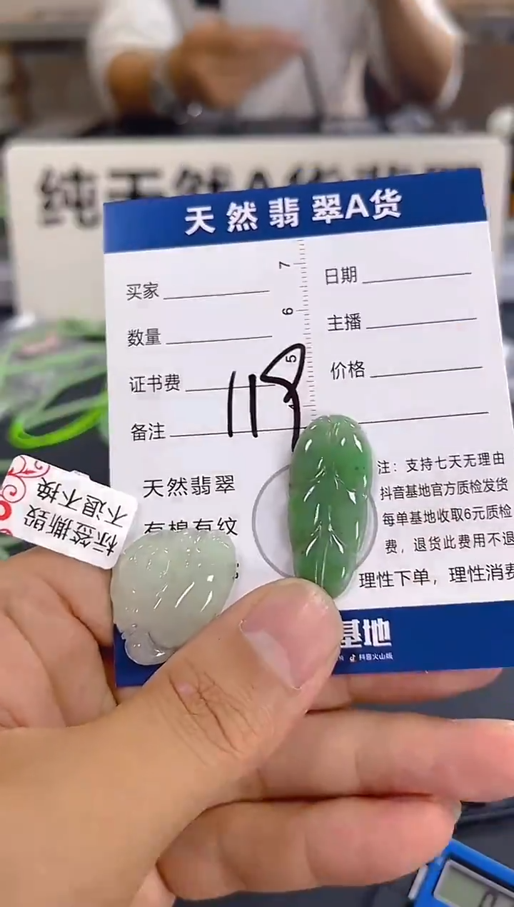 颈饰未镶嵌翡翠纯天然缅甸翡翠A货
