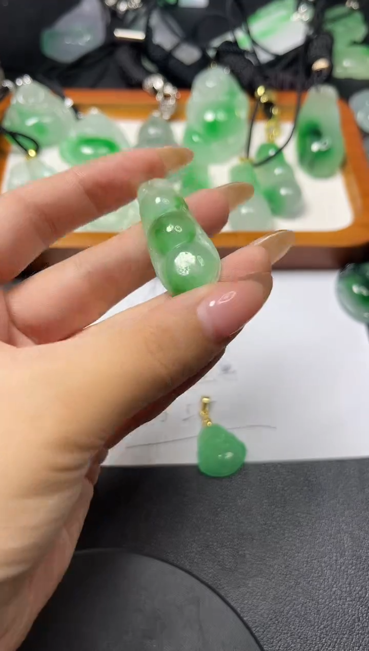 颈饰未镶嵌翡翠所见即所得   一图一物