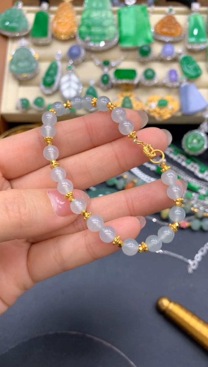 【闪购商品】翡翠手串未镶嵌470-中国好珍宝