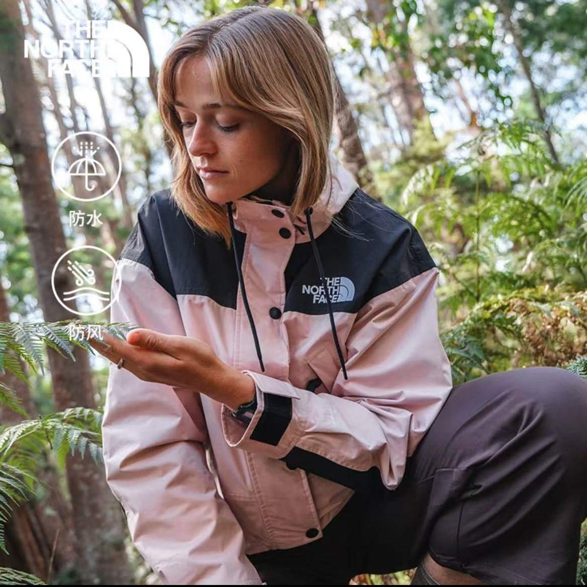 北面女Reign On高腰短款冲锋衣外套户外防水TheNorthFace|8DGK