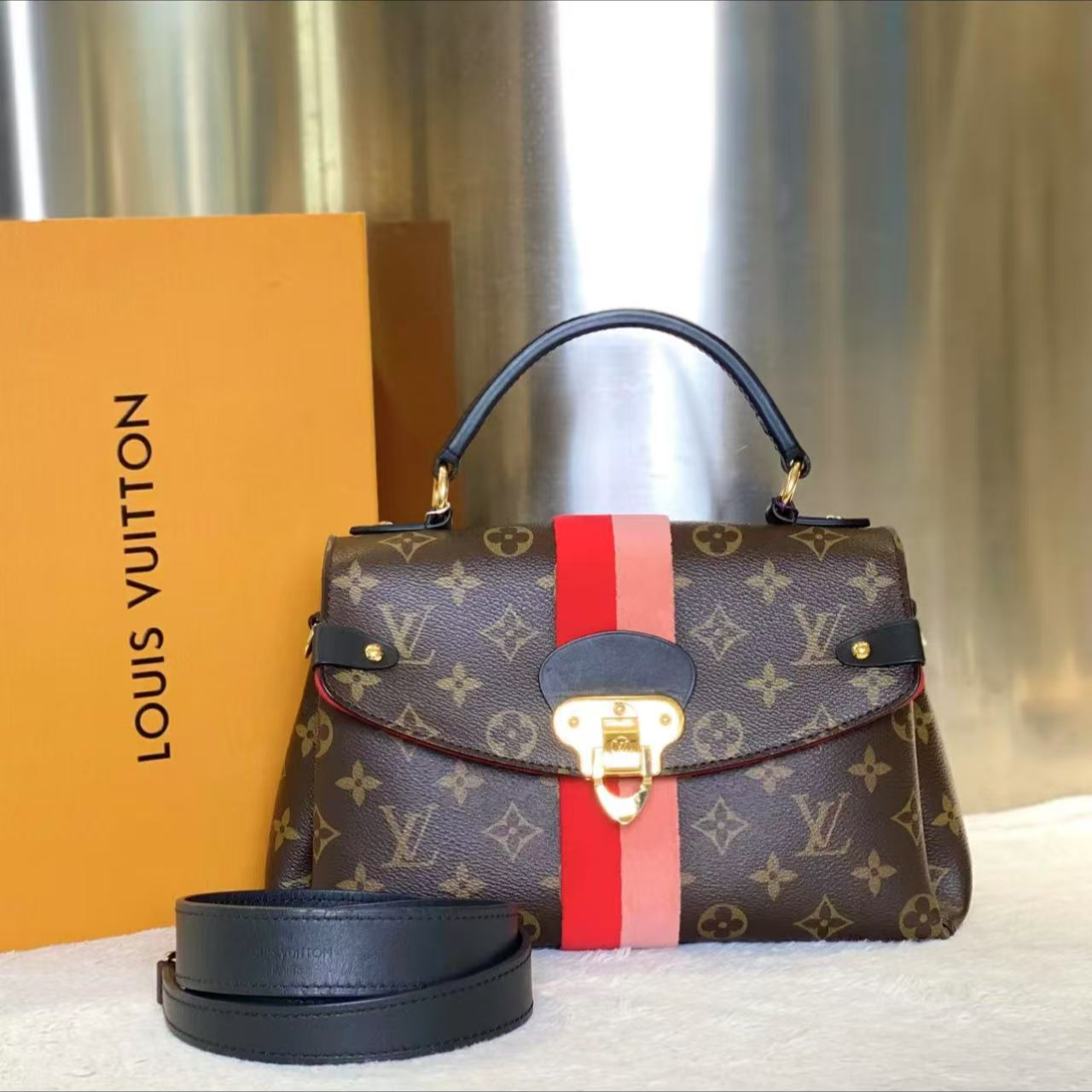 95新 LouisVuitton/路易威登 【静文】手提斜挎包/BGK115690001