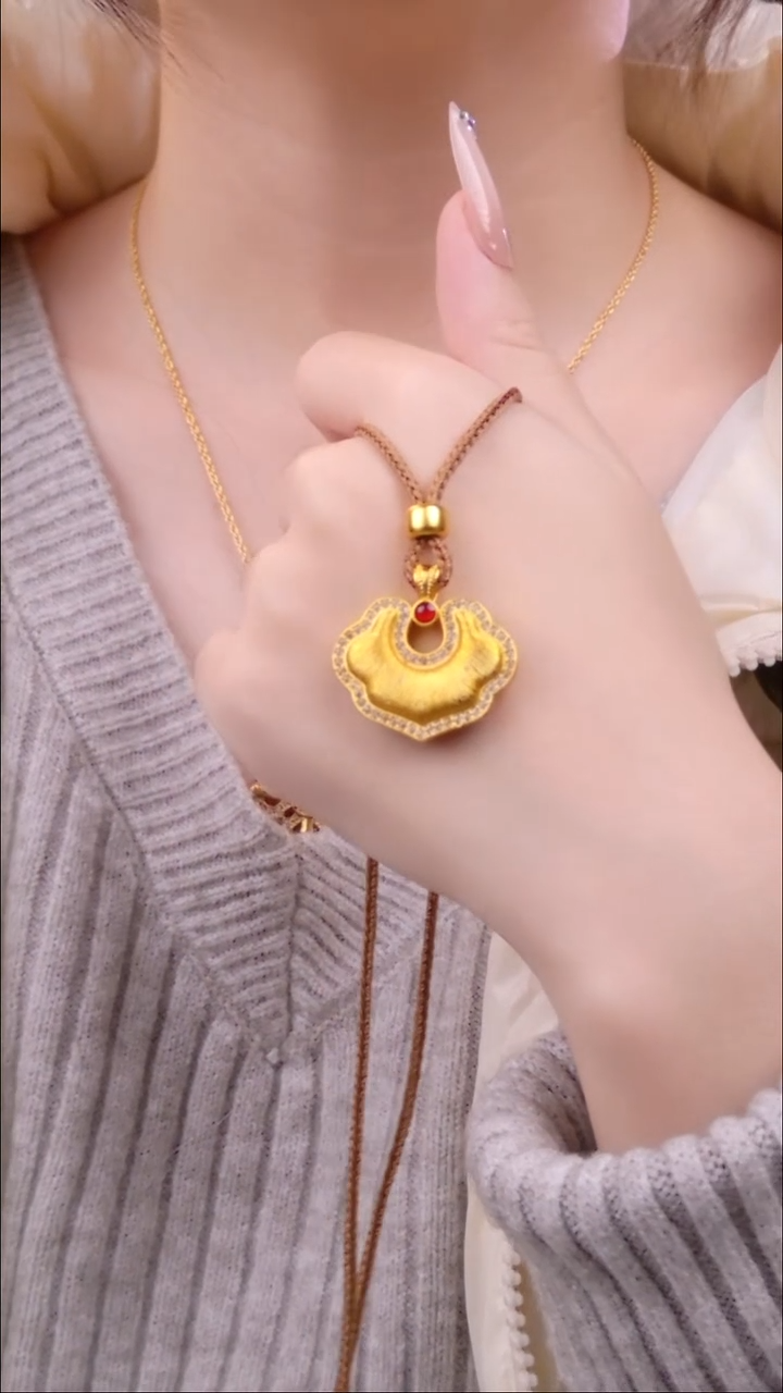 铜合金无铜合金无拉丝平安如意锁