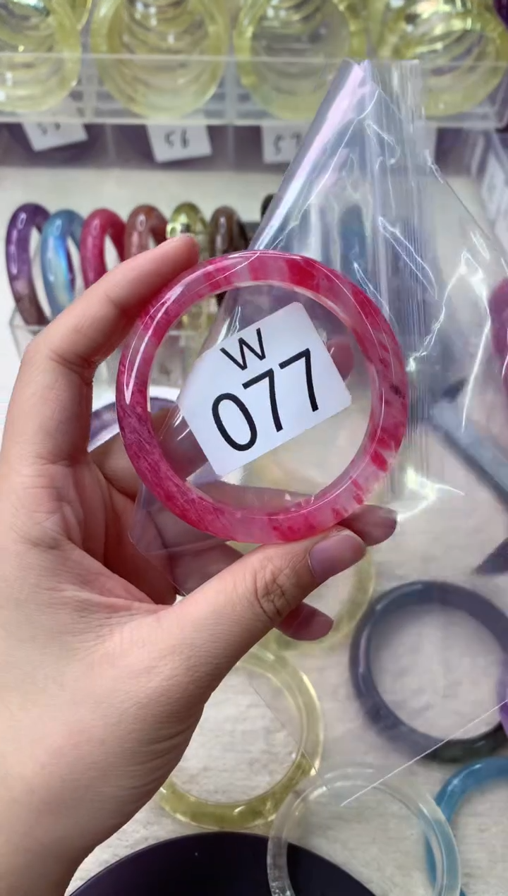 未镶嵌手镯水晶新**红W077-56