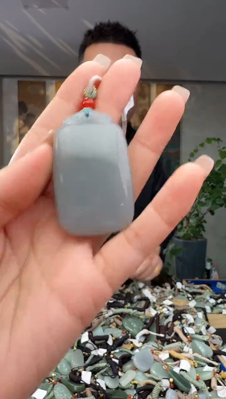 颈饰未镶嵌和田玉拍一发一多样性发货