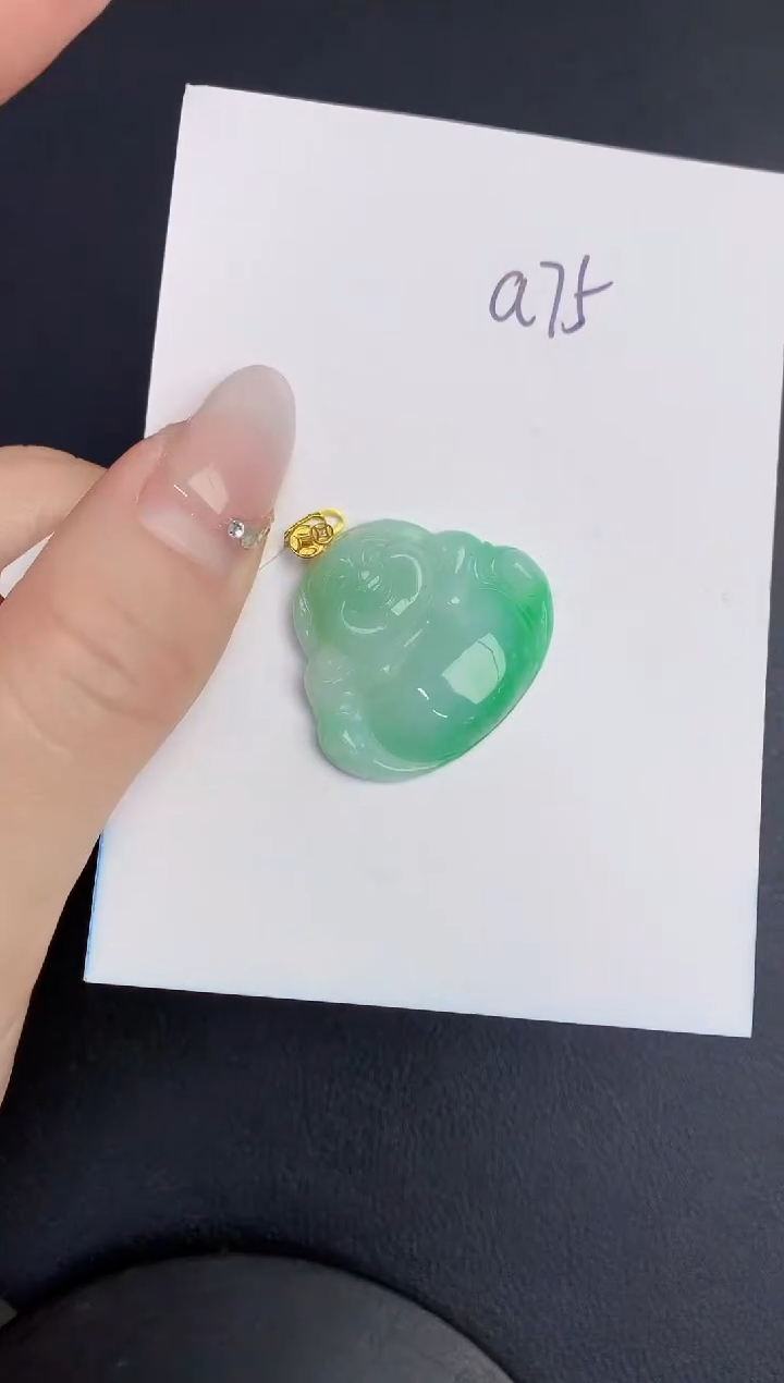 【闪购商品】翡翠颈饰18K金镶嵌000000000000