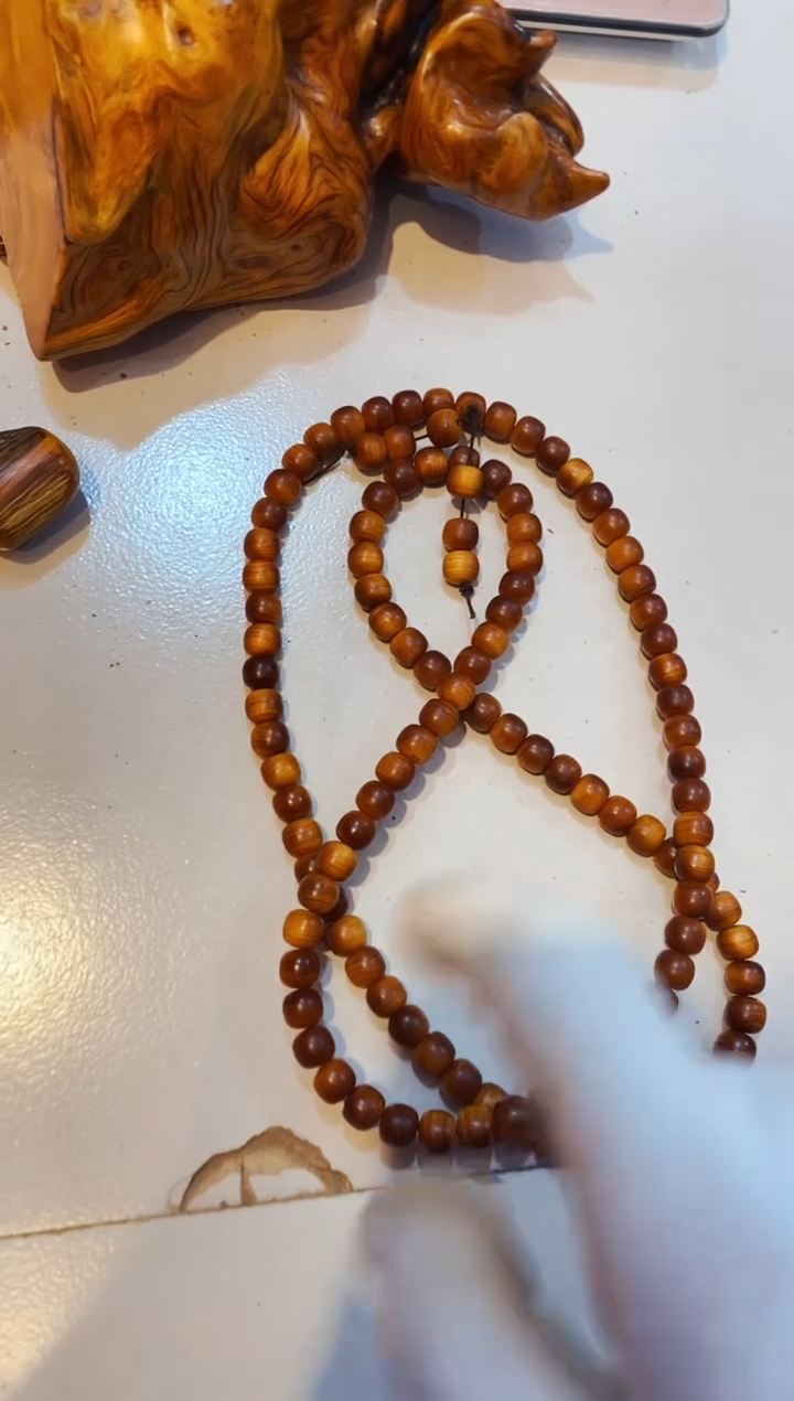 柏木（崖柏）老1.0108单条北太行崖柏手把件手串