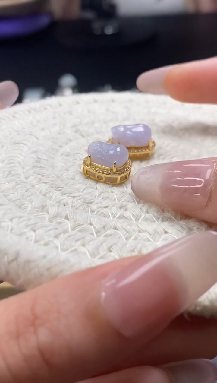 颈饰银S925镶嵌翡翠多样性发一1342