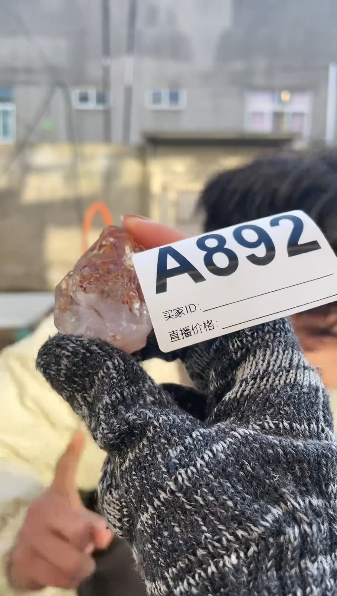 【闪购商品】水晶摆件未镶嵌红泥骸骨892