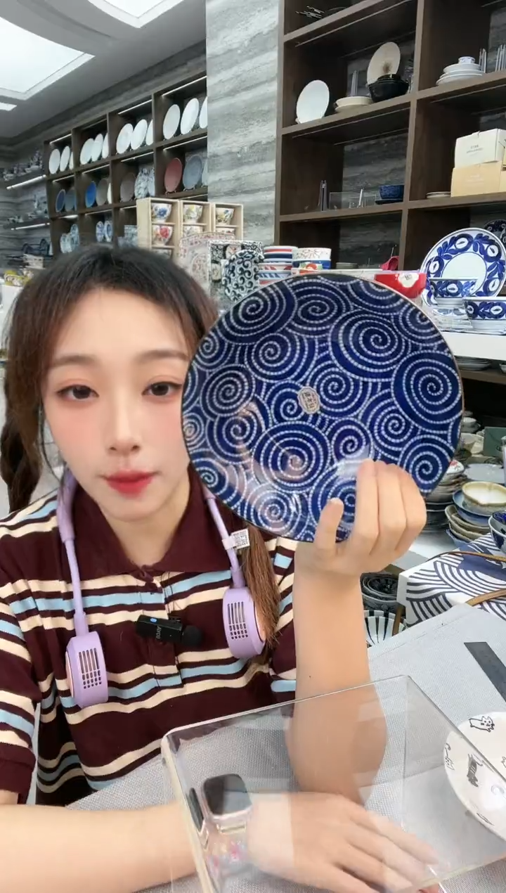 瓷寿系列17cm深盘一支 