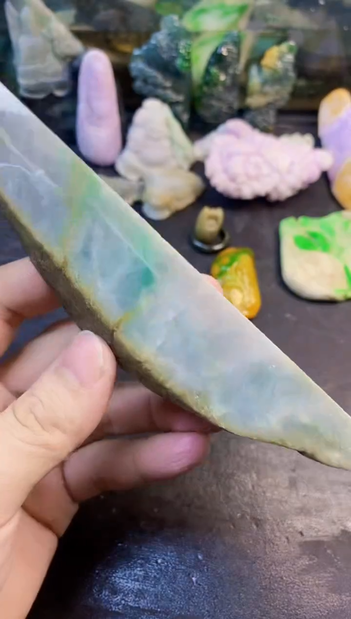颈饰未镶嵌翡翠天然翡翠014