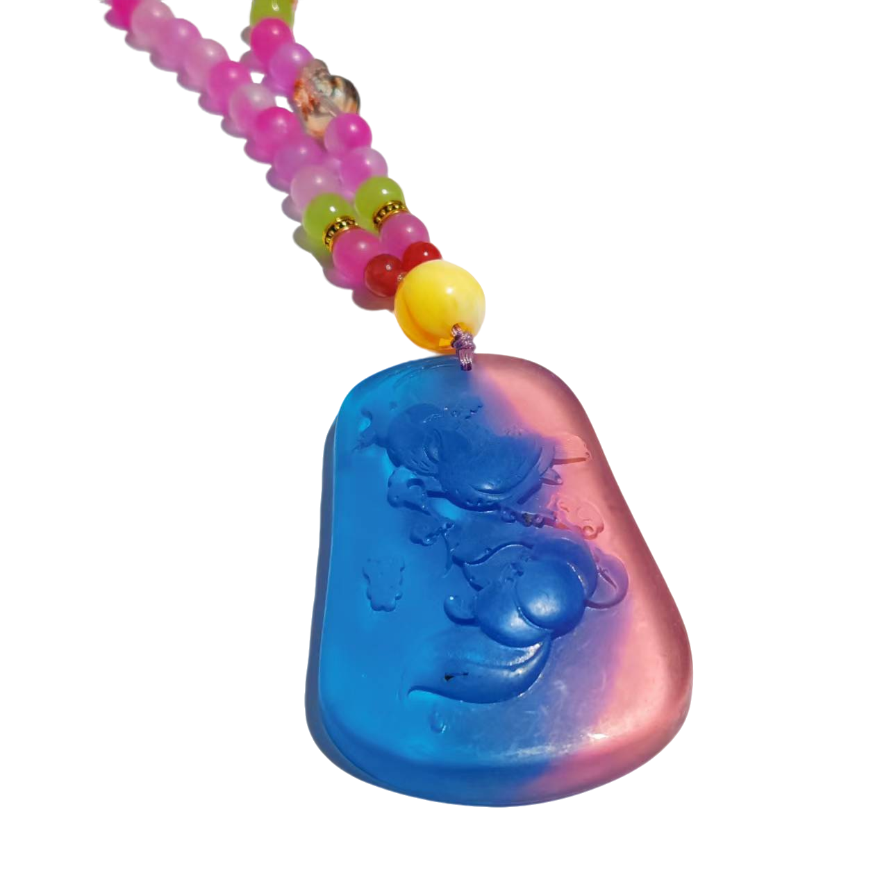 非金属珐琅吊坠 轻奢气质时尚百搭简约精致吊坠 ZYL124053