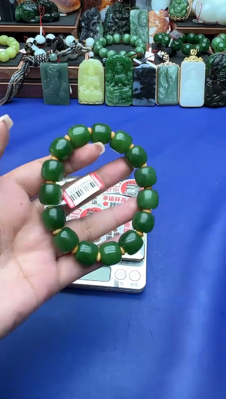 【闪购商品】和田玉手串未镶嵌11111by14+*