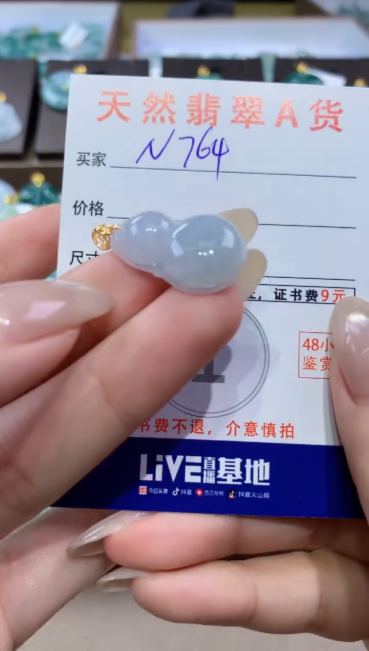 颈饰未镶嵌翡翠天然缅甸翡翠A货挂件 