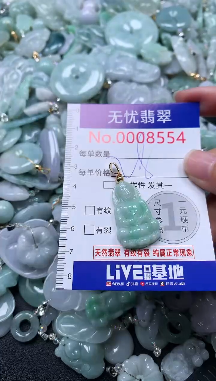 颈饰未镶嵌翡翠8554