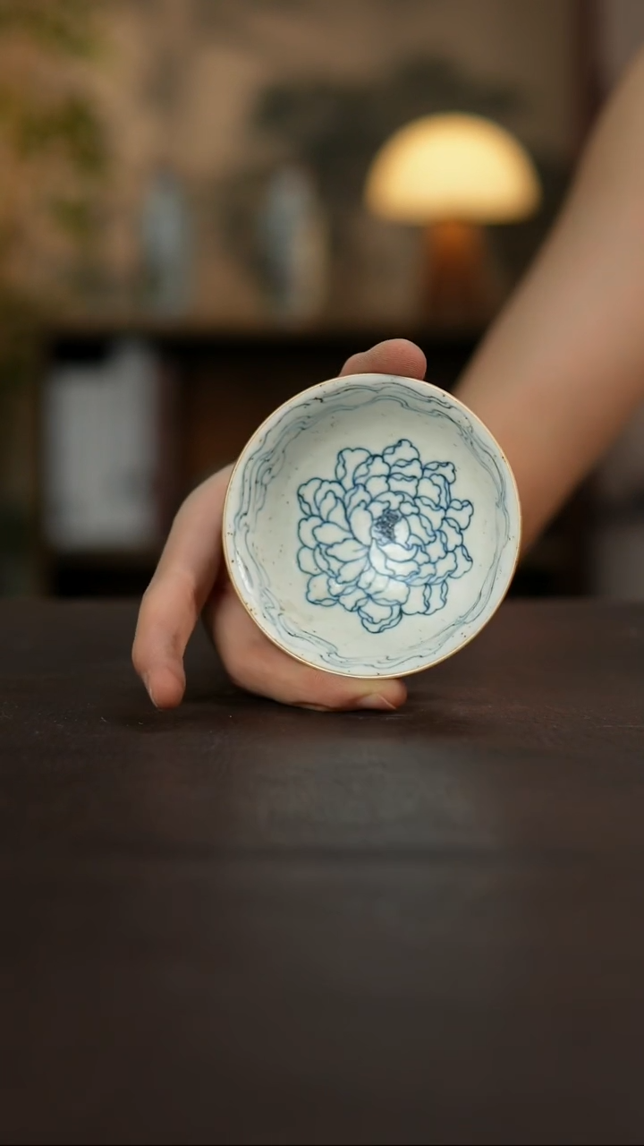 杯景德镇陶瓷杯碗柴烧多人