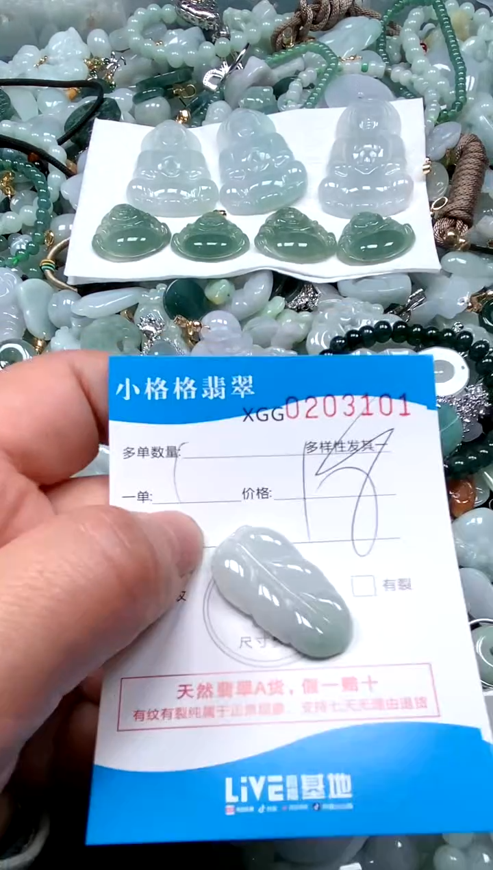 【闪购商品】翡翠颈饰未镶嵌闪购商品0203101
