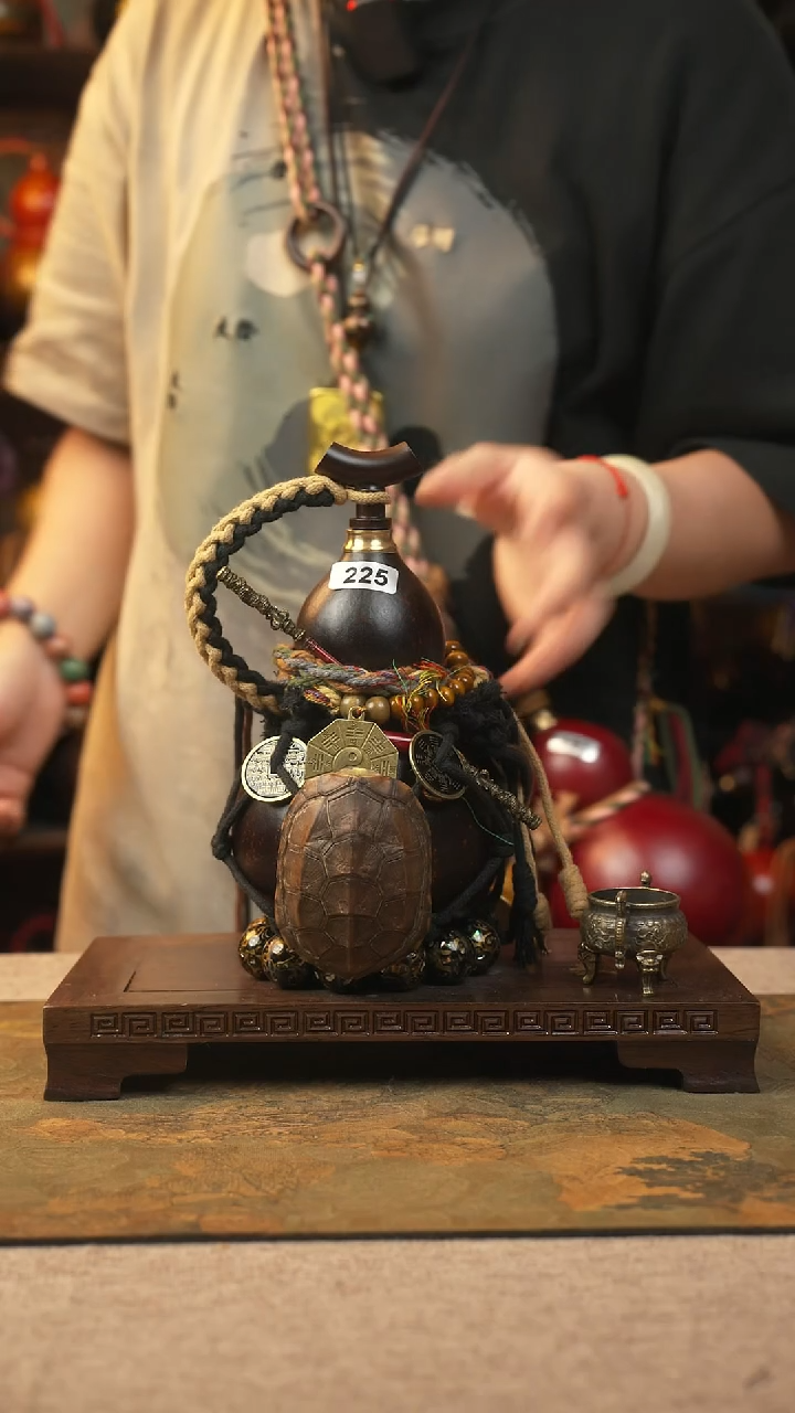 225大漆一物一拍记葫堂出品[不带手串】