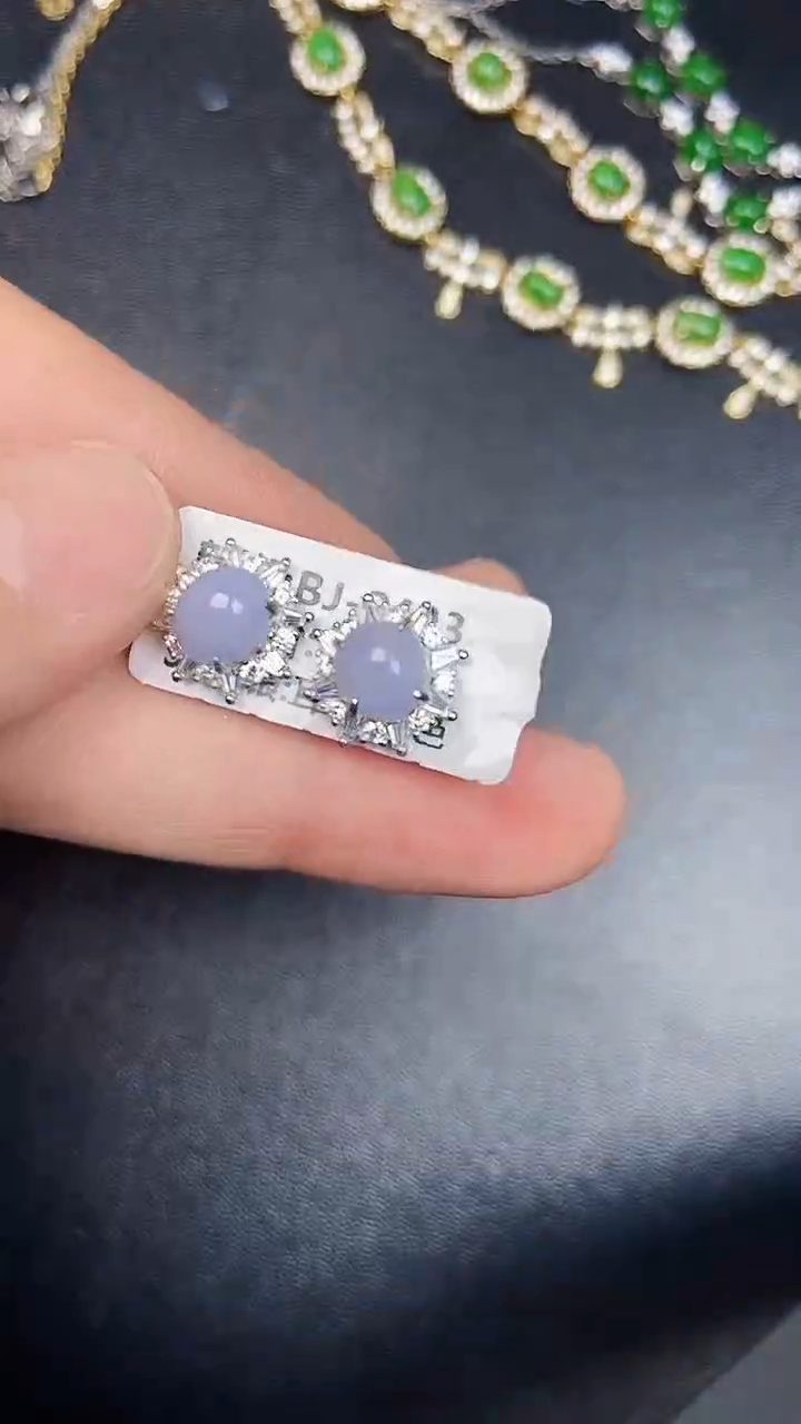 银S925镶嵌戒指翡翠1800