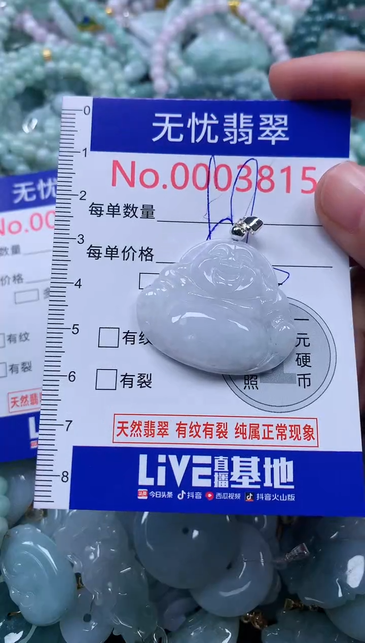 颈饰未镶嵌翡翠3815