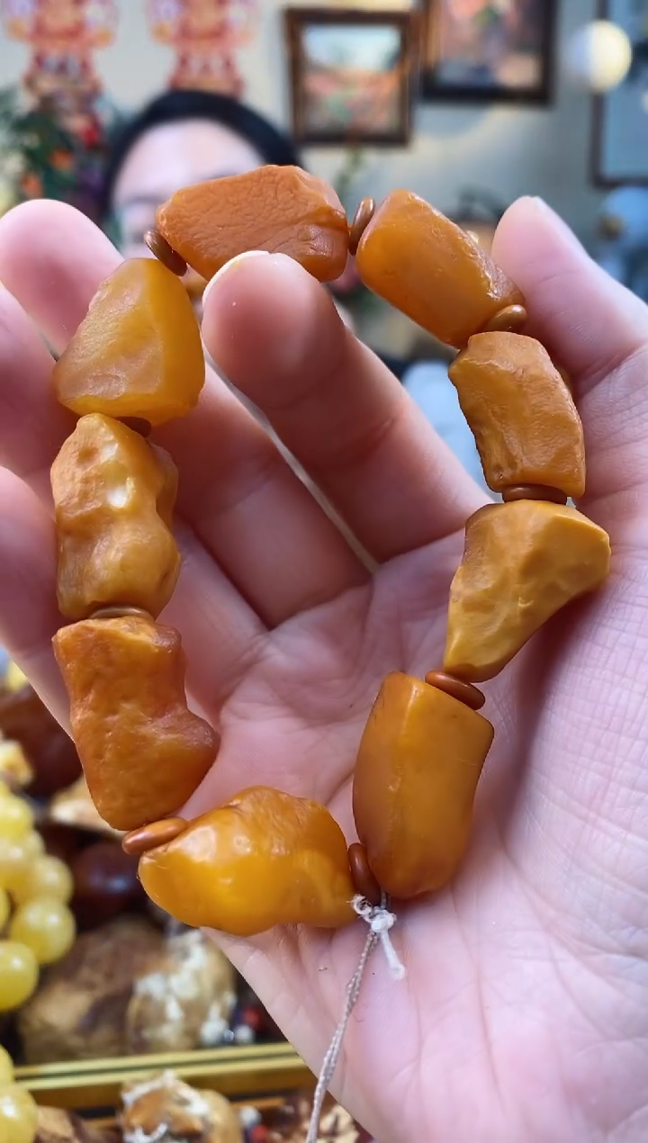 【闪购商品】琥珀手串未镶嵌手串