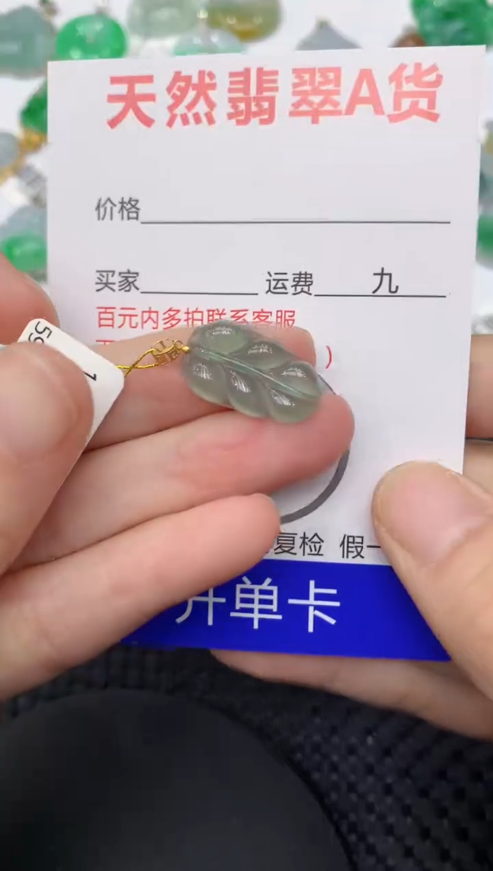 【闪购商品】翡翠颈饰18K金镶嵌11111111111