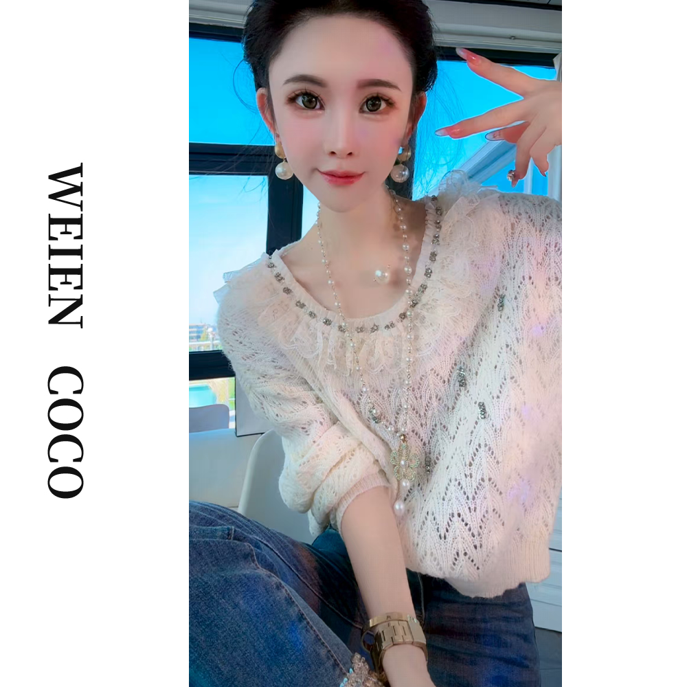 【薇恩COCO】长袖针织毛衣时尚修身套头上衣新款S5545