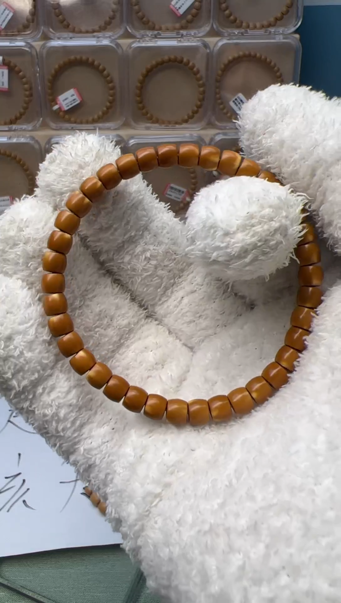 【闪购商品】橄榄核手串老挝核尖单圈6.1mm+精工直切