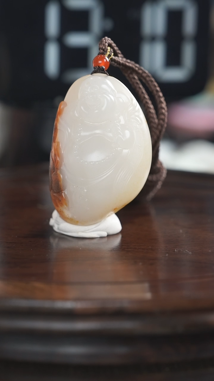颈饰未镶嵌和田玉H****¹和田玉弥勒
