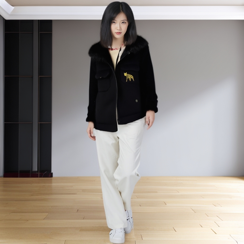 99新 FENDI/芬迪 双双臻选/kk00112/芬迪羽绒服/50码
