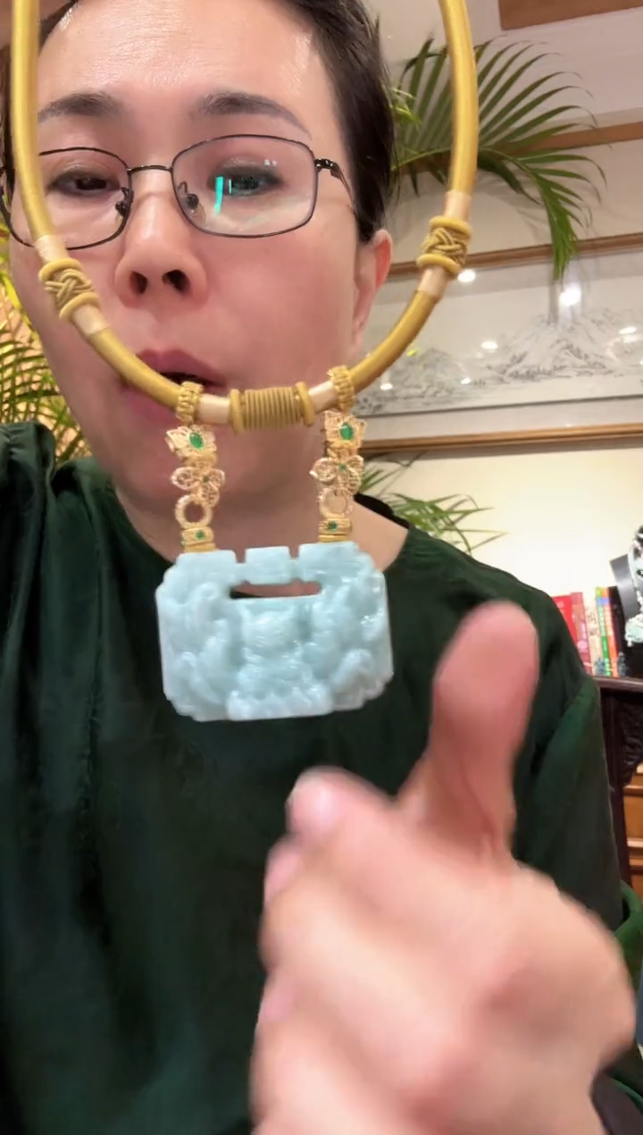 【闪购商品】翡翠颈饰未镶嵌国风