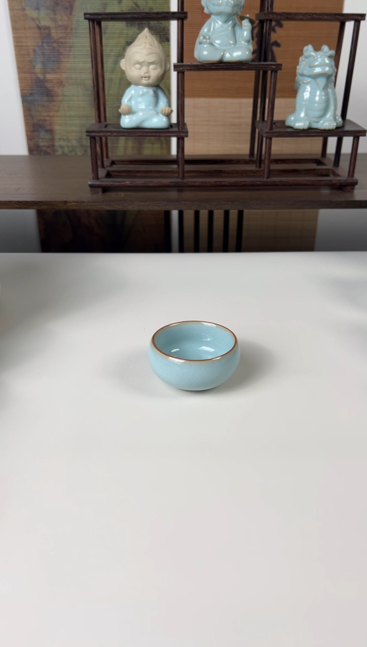 【闪购商品】杯天青圈足铜口小禅定