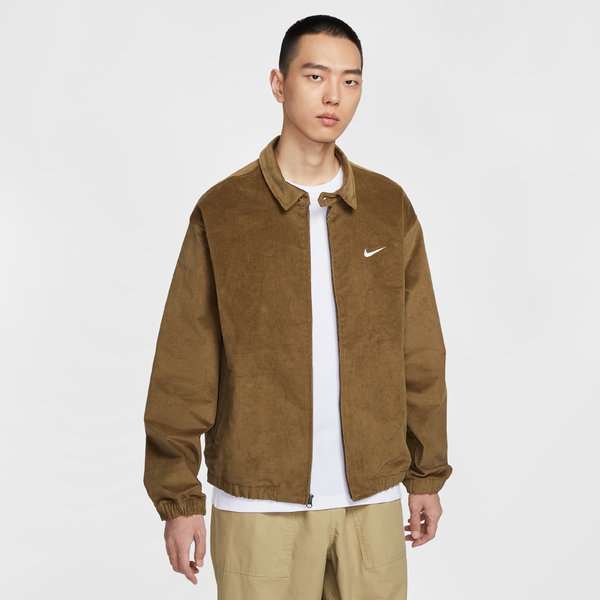 Nike耐克 男女流光风秋季新款翻领灯芯绒复古夹克 IM9349-235