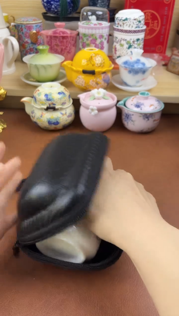 陶陶瓷茶具摆件旅行套组
