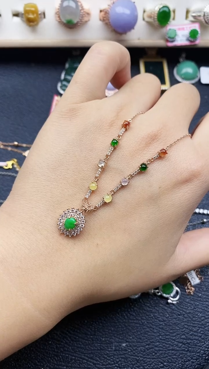 【闪购商品】翡翠戒指银S925镶嵌11111