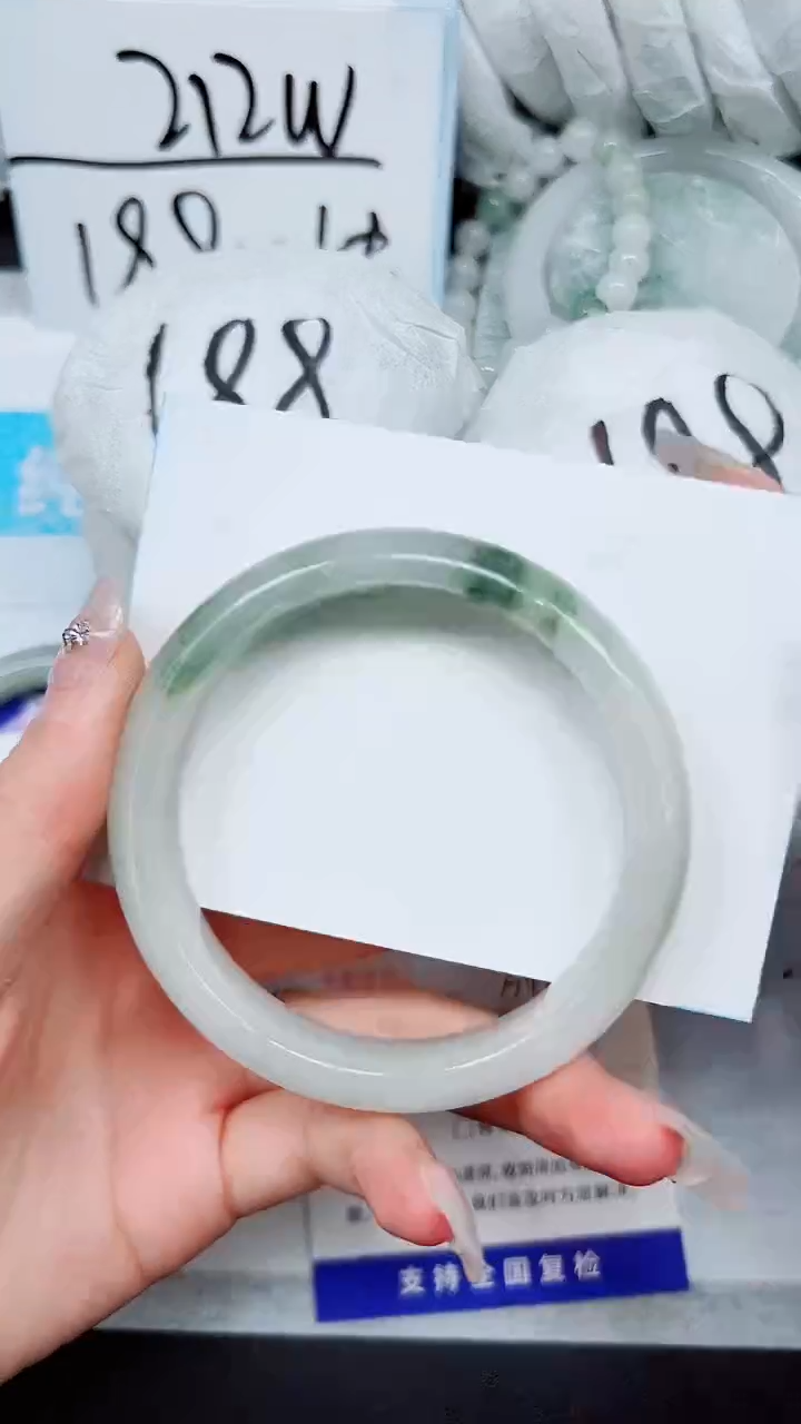 【闪购商品】石英质玉手镯合金A237-60`61`