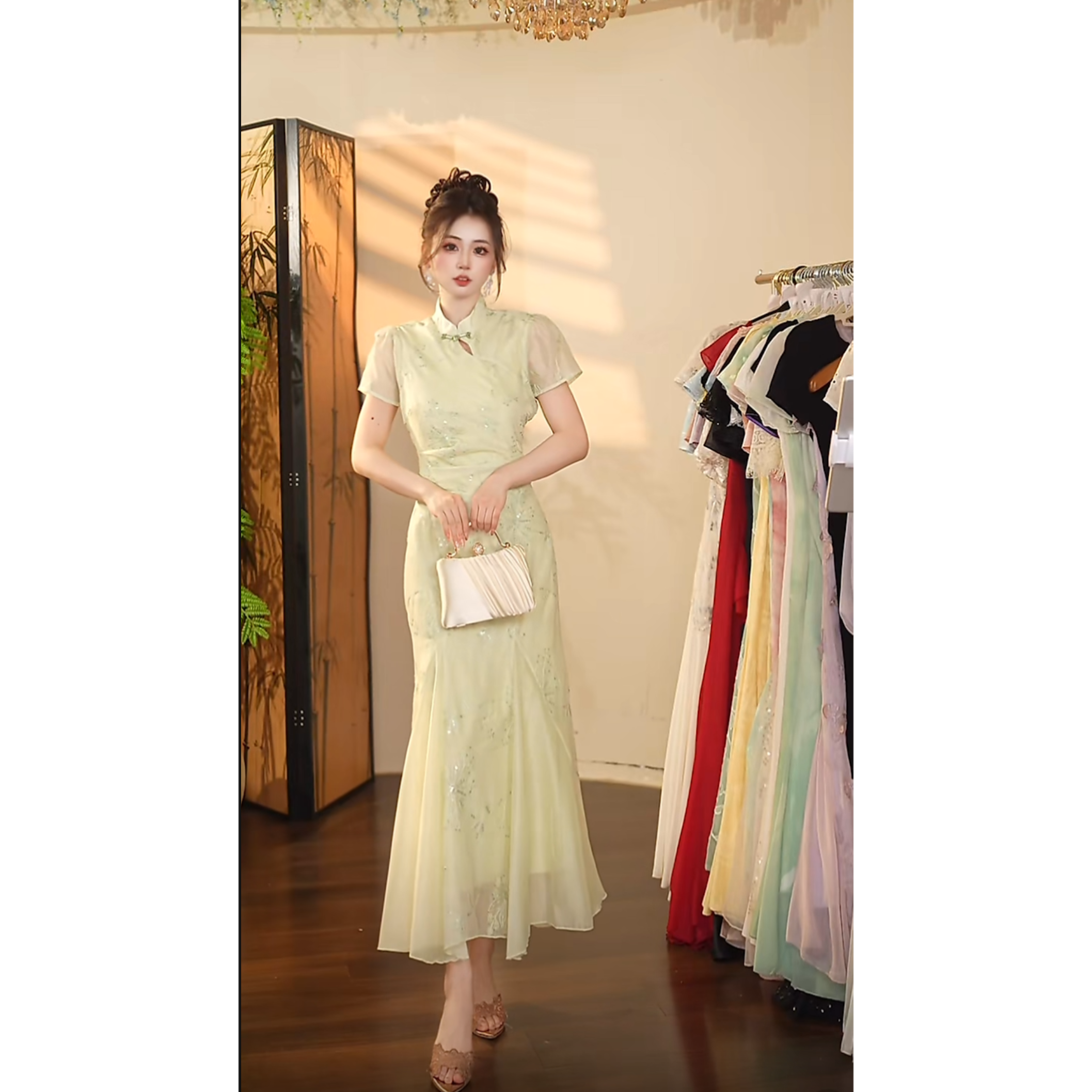 瑞瑞定制-1370（薄荷之夏）连衣裙P205