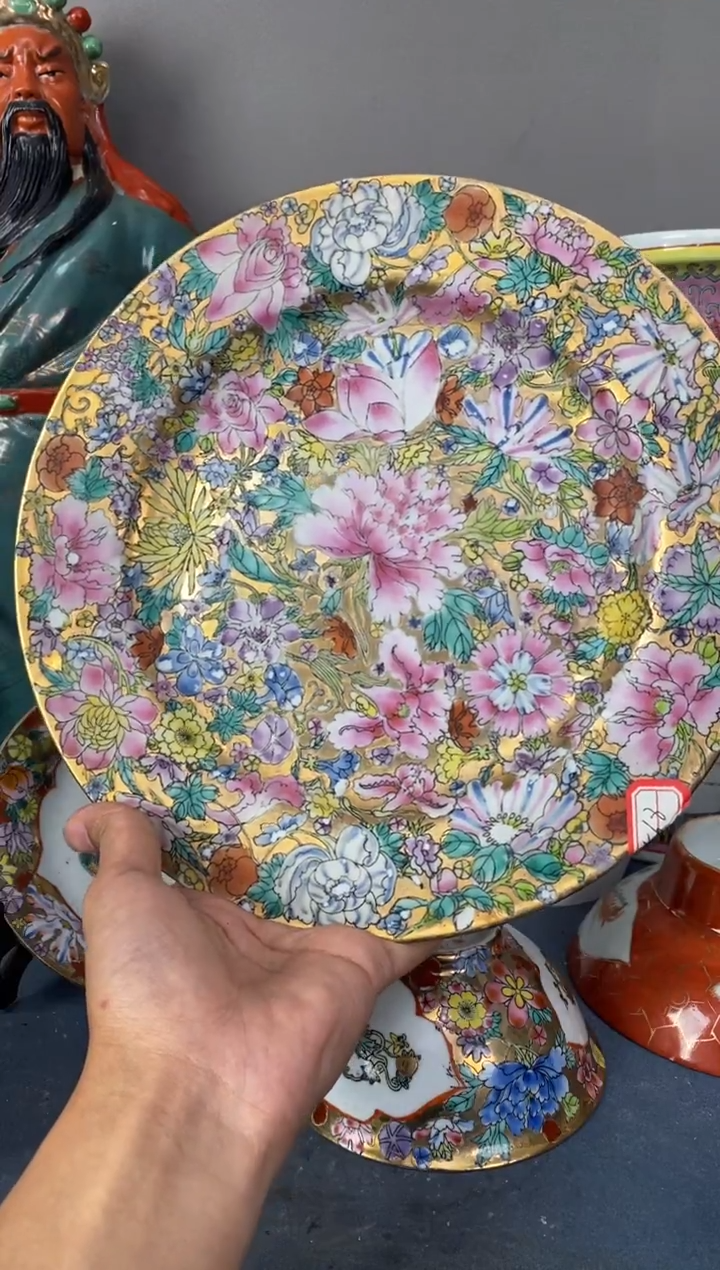 摆件陶567精品老厂瓷器（煤窑烧制）