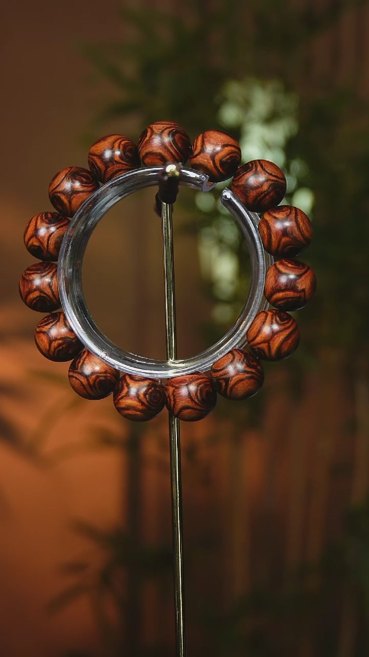 【闪购商品】黄花梨/降香黄檀手串/手链海南黄花梨1.5cm