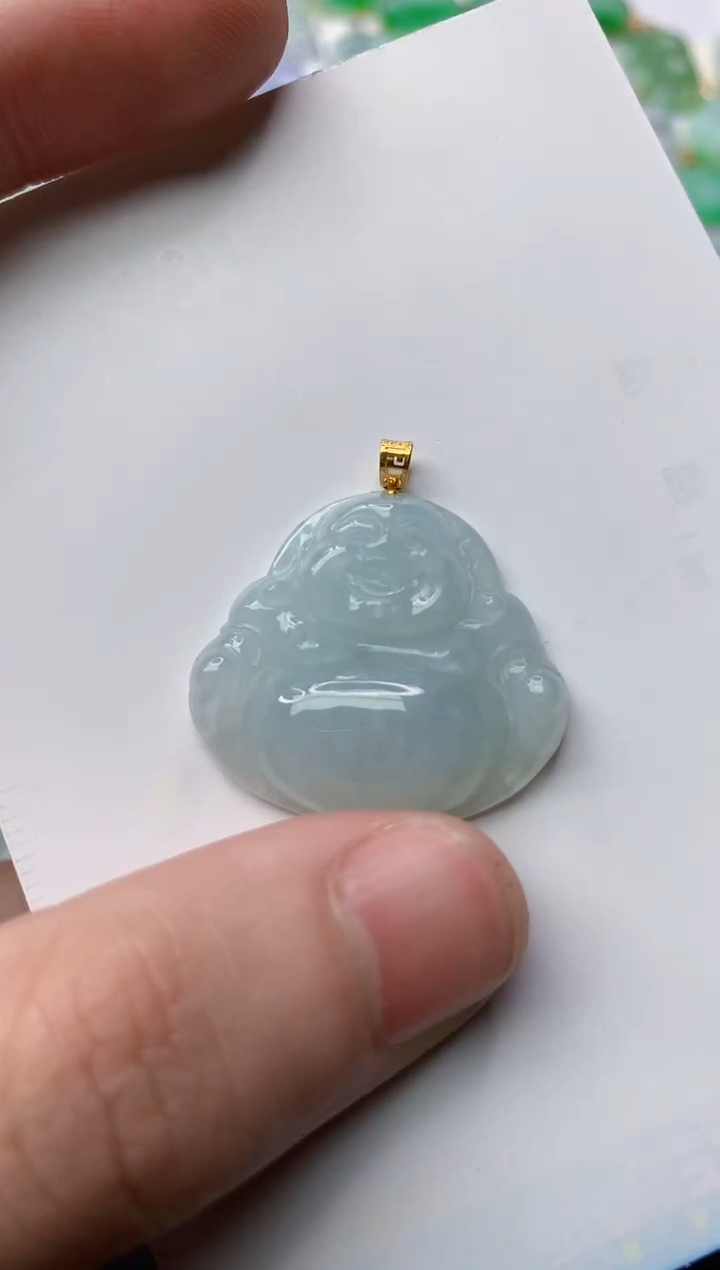 【闪购商品】翡翠颈饰18K金镶嵌87..........